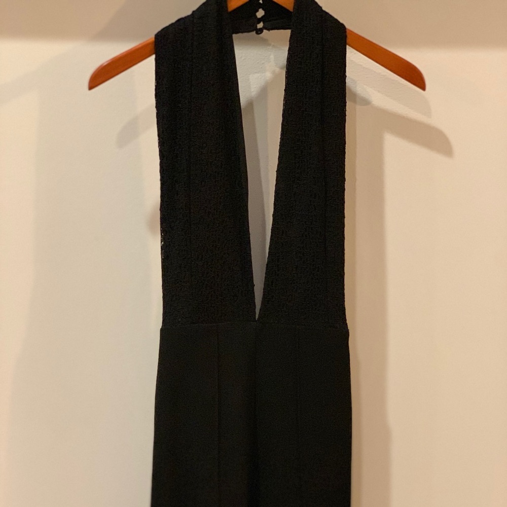 AKIRA Black Halter Jumpsuit